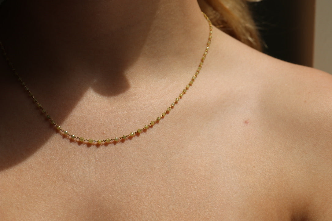 Lemon Diamond Necklace