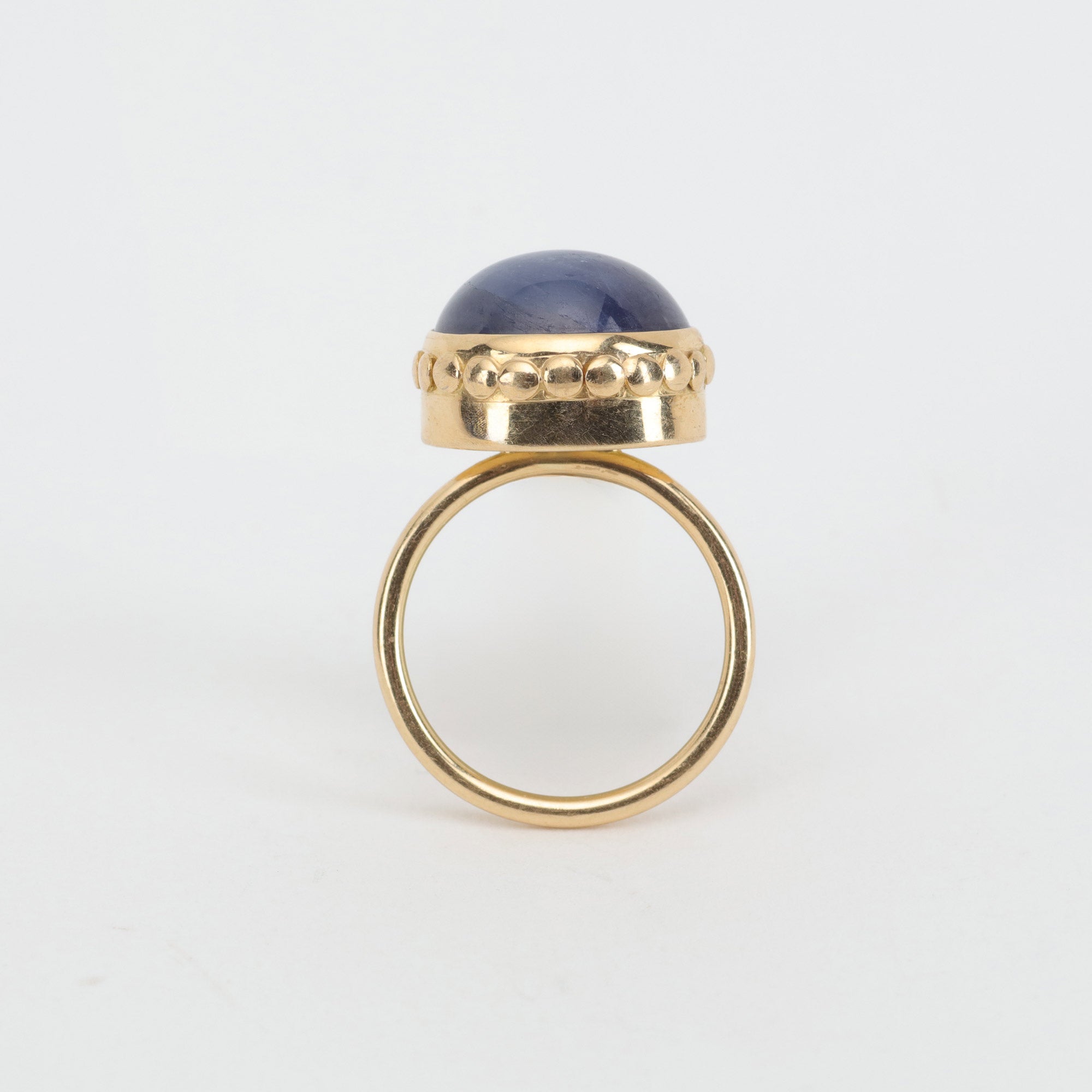 Sapphire Cabochon Ring