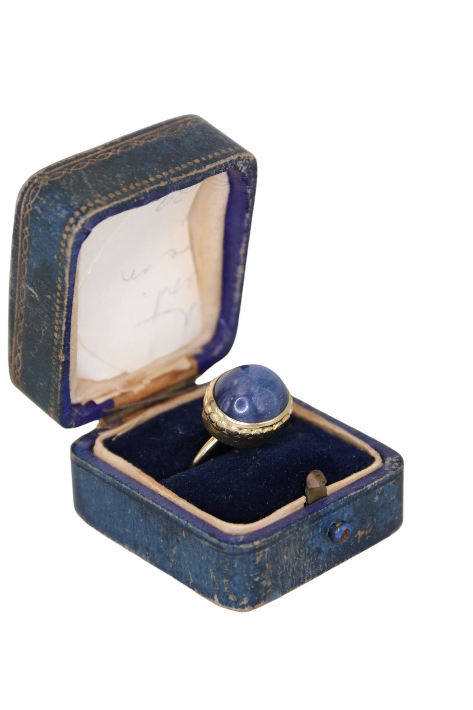 Sapphire Cabochon Ring