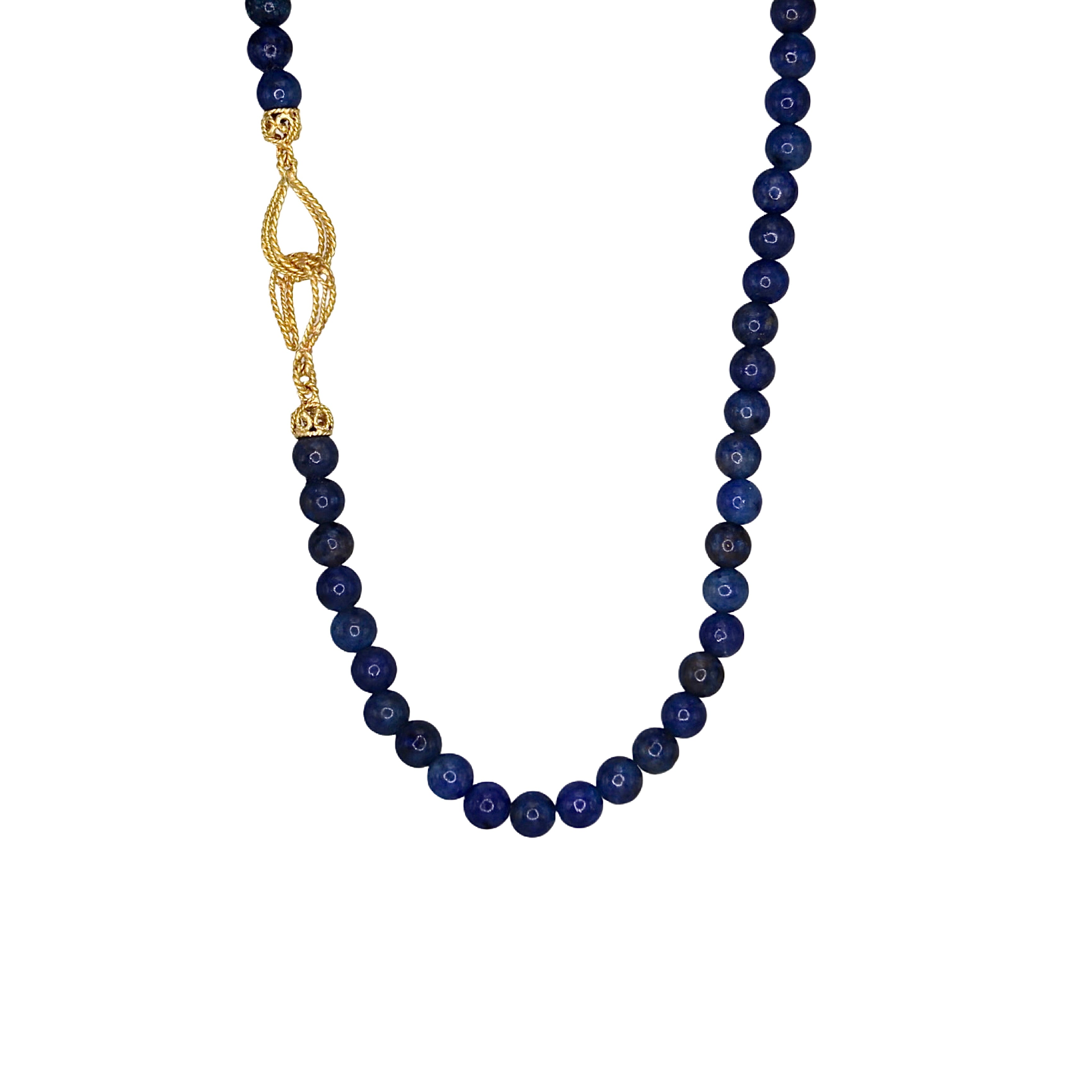 Lapis and 18k Necklace