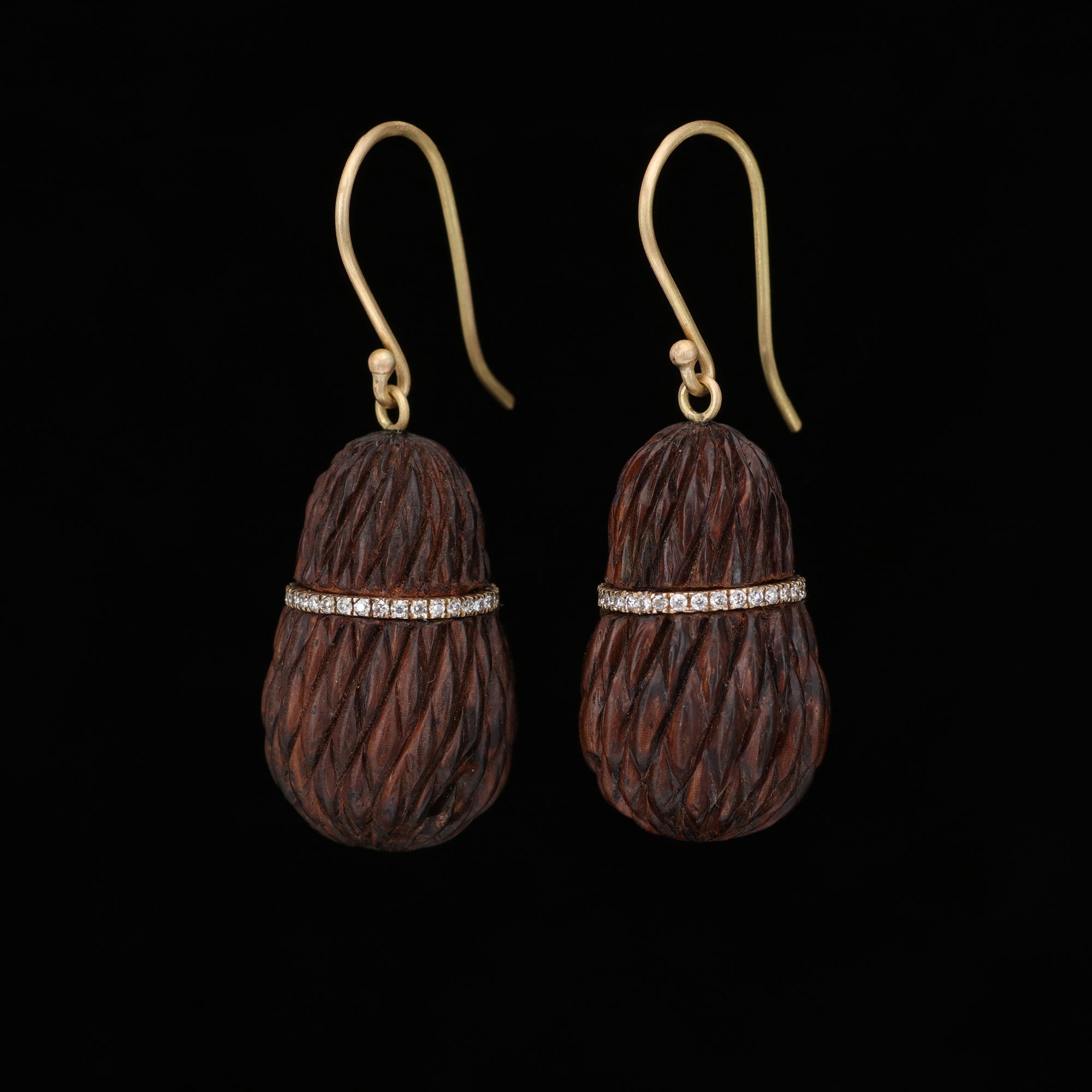 Rosewood + Diamond Acorn