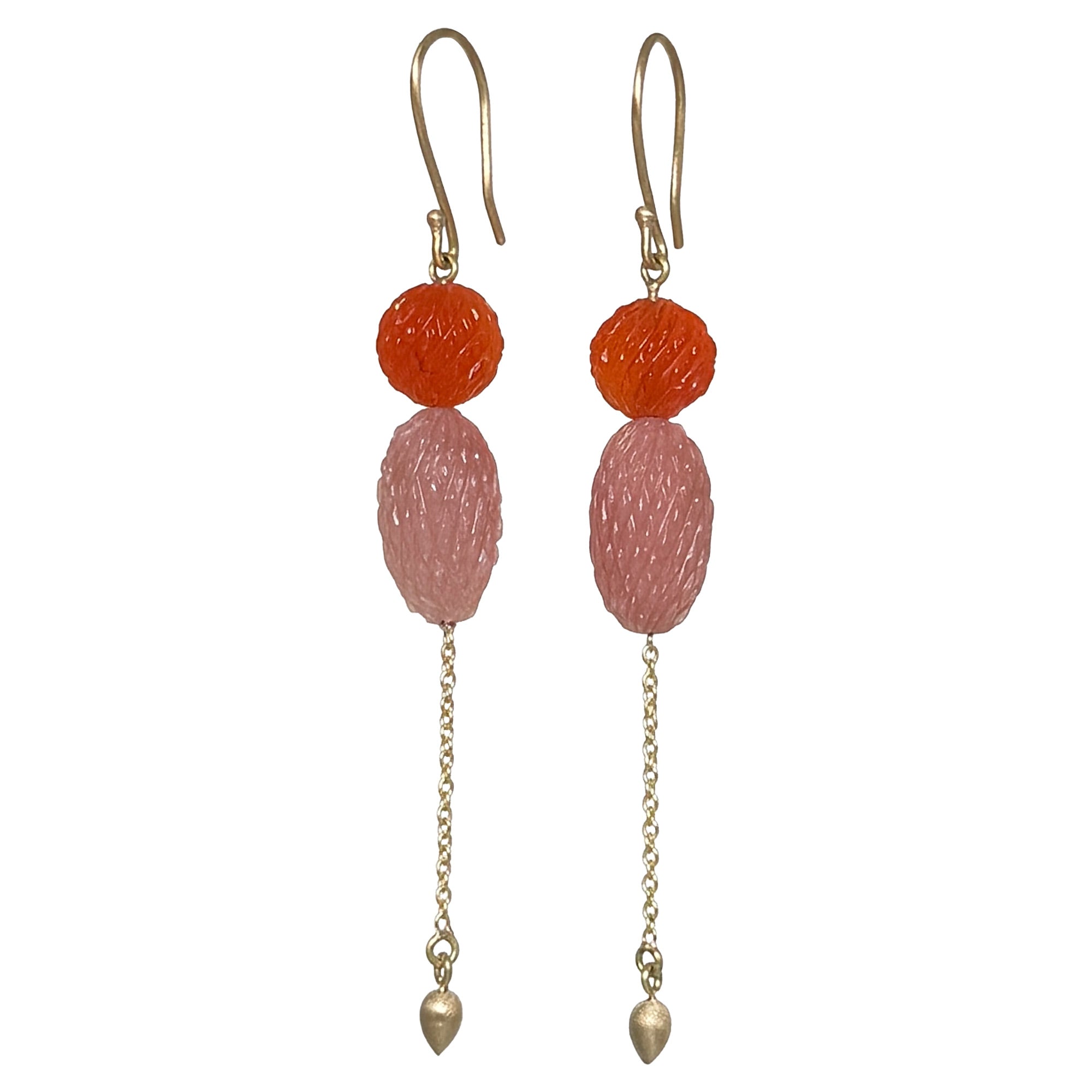 Pink Opal and Carnelian Camille