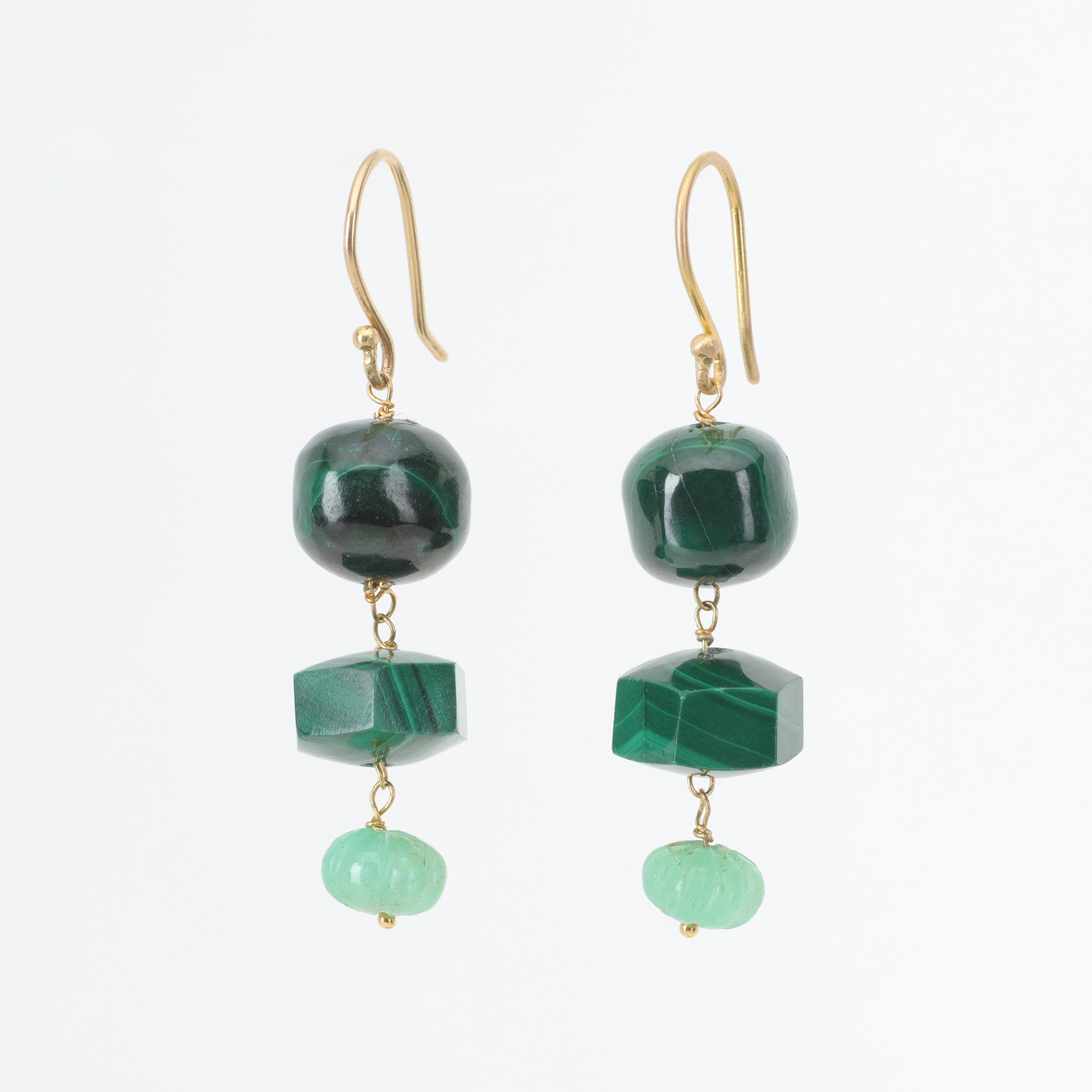Malachite + Emerald Collage