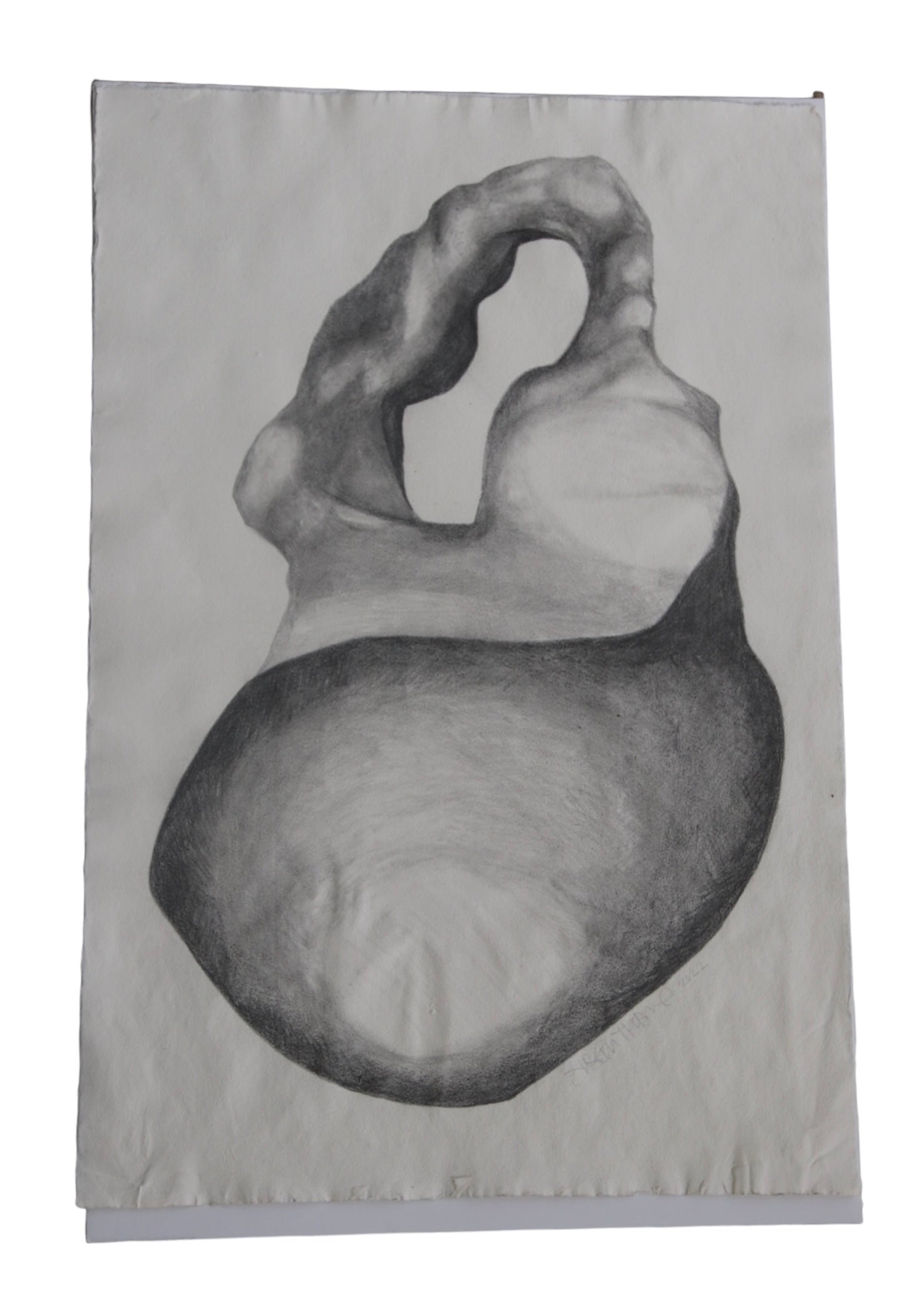 Sculpture Graphite Drawing Two
